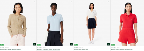 Lacoste Canada Semi-Annual Sale: Save up to 40% Off