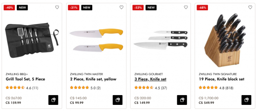 Zwilling Canada: Father’s Day Sale up to 68% off + Free Gift + More