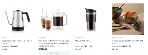 Bodum Canada Deals + Special Offers: Save up to 60% on Select Items