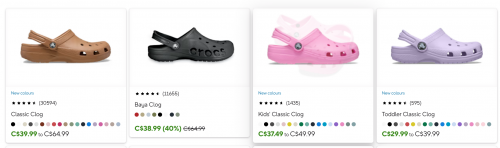 Crocs Canada: Save up to 50% Off