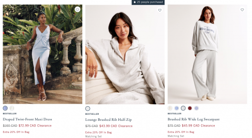 Abercrombie & Fitch Canada: Extra 20% off Select Clearance