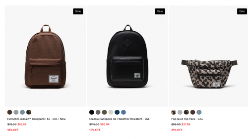 Herschel Canada Summer Sale: Save Up to 40% Off