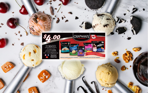 Chapman’s Canada $4 Mail Out Coupon: Request Your Coupon Before June 30th!