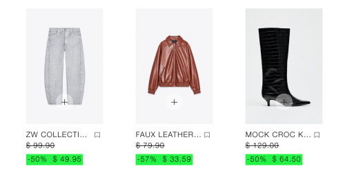 Zara Canada: Sale up to 60% off