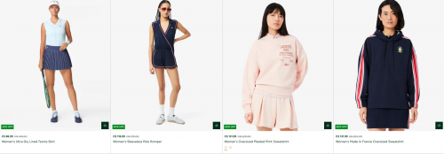 Lacoste Canada: Semi-Annual Sale up to 50% off