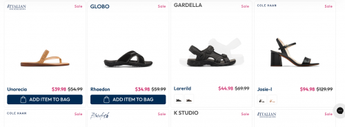 GLOBO Shoes Canada: Summer Sale up to 50% off