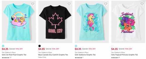The Children’s Place & Gymboree Canada: up to 60% of Almost Everything + 70% off Clearance