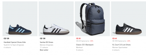 Adidas Canada Back-To-School Clothes and Shoes + Outlet Deals: Save 25% off Everything with Promo Code