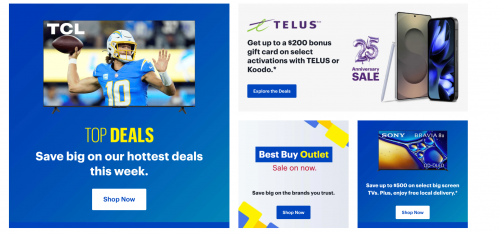 Best Buy Canada: Save up to $500 on Big Screen TVs + Top Deals + More