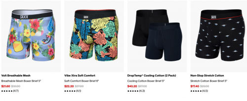 SAXX Underwear Canada: Summer Sale up to 40% off