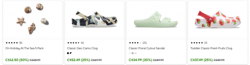 Crocs Canada: Sale up to 50% off