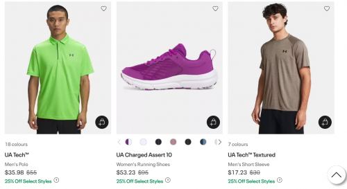 Under Armour Canada Back to School Deals: Save 25% of Select Styles