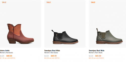 Bogs Footwear Canada: Extra 20% off Sale Styles with Promo Code