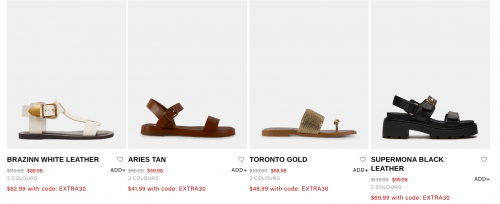 Steve Madden Canada Summer Sale: Extra 30% off with Promo Code