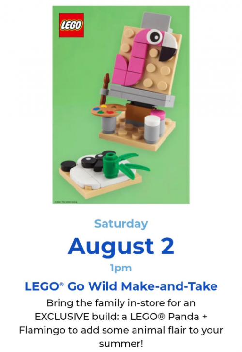 Toys R Us Canada: LEGO Go Wild Free Make-and-Take Event August 2nd + More