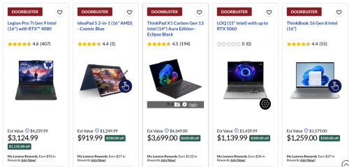 Lenovo Canada: Weekly Deals and Doorbusters