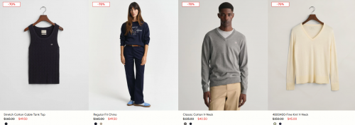 GANT Canada: Summer Clearance up to 70% off