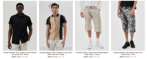 International Clothiers Canada : Summer Sale up to 75% off Sitewide