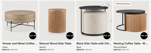 Bouclair Canada: 20% off or More on Everything Today Only + up to 50% off Select Furniture, Blinds, and Lighting