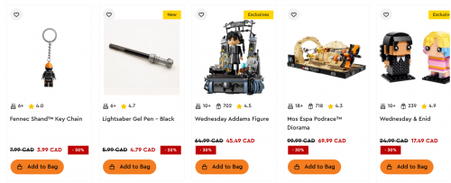 LEGO Canada: Current Offers and Sale