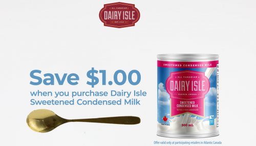 WebSaver Canada Coupons: Save $1 on Dairy Aisle Sweetened Condensed Milk