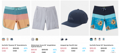 Quicksilver Canada: Sale Styles up to 43% off