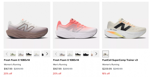 New Balance Canada: Sale up to 20% off