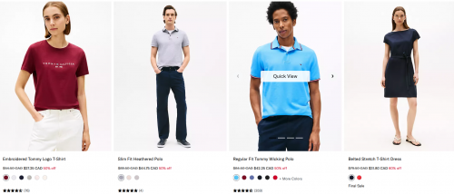 Tommy Hilfiger Canada: up to 40% off Clothing and Accessories + up to 60% off Sale