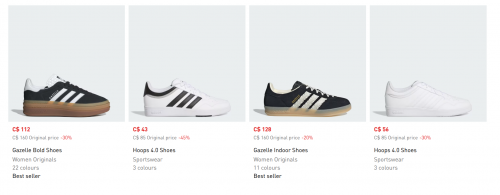 Adidas Canada: Extra 25% off Full Price and Sale Styles With Promo Code