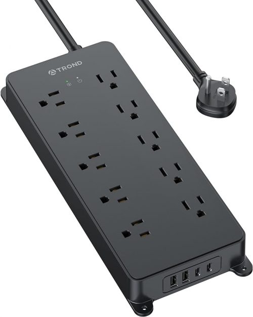 Amazon Canada Deals: Save 40% on TROND Power Bar with 2 USB-C, 10 Widely Spaced Outlets, 5ft Flat Plug + More Offers