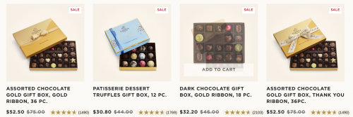 Godiva Canada Sweet October Sale: Save 30% off your Purchase of Select Products