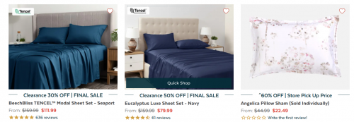 QE Home Canada Sale: Duvet Covers up to 50% off + Clearance up to 60% off + More