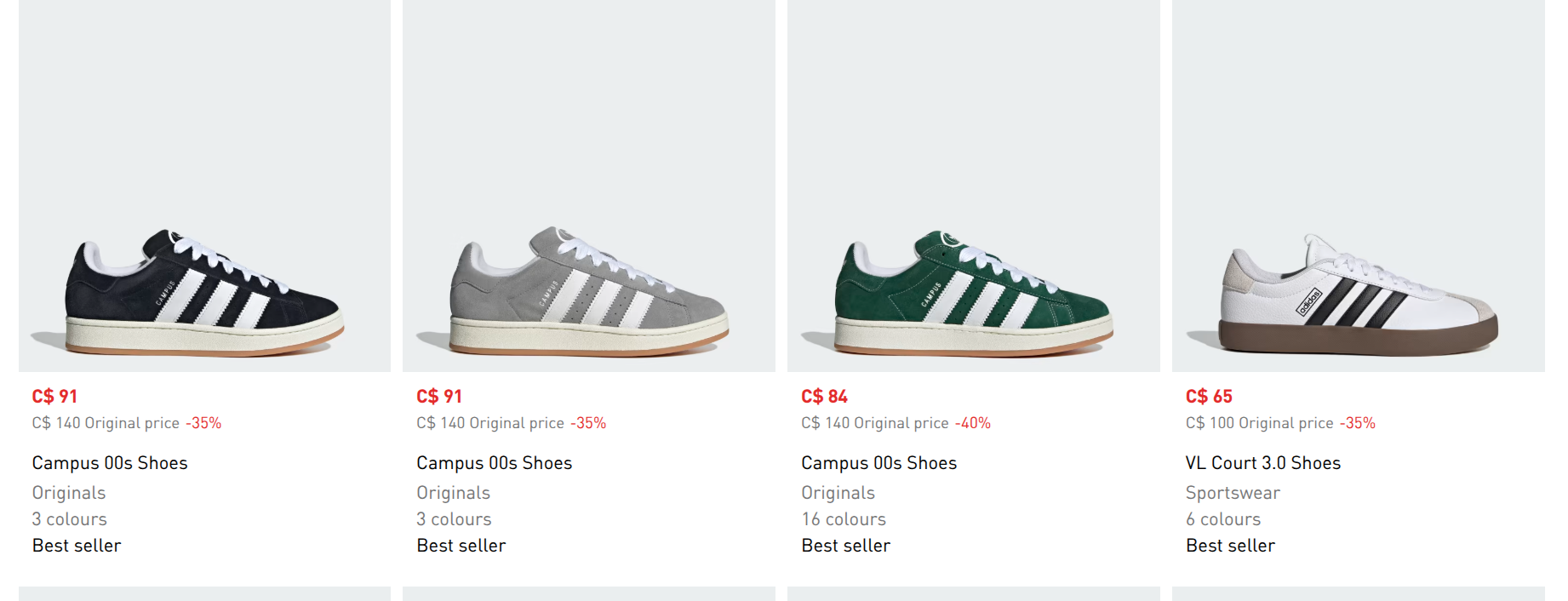 Adidas Canada Clothing & Shoes Sale: Save up To 50% Off Outlet Styles