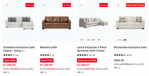 Ashley HomeStore Canada Red Tag Sale: up to $500 off Dining Room Furniture, $400 off Bedroom Furniture + More
