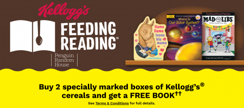 Kellogg’s Canada Promotions: Buy 2 Boxes of Kellogg’s Cereal and Get a Free Book