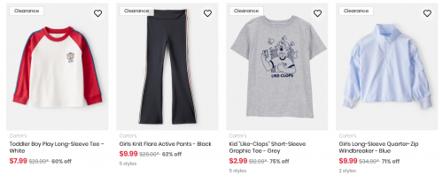 Carter’s OshKosh B’Gosh Canada: Holiday Red Sale Starting at $8 + Clearance up to 70% off + More