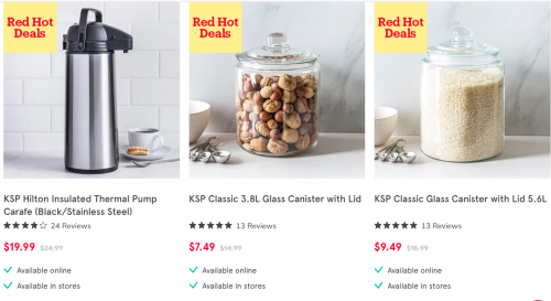 Kitchen Stuff Plus Canada Red Hot Deals + The Christmas Shop + More