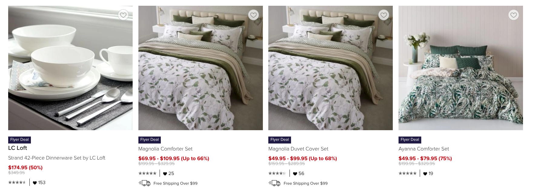 Linen Chest Canada Winter Blowout Sale : Save up to 75 % Off