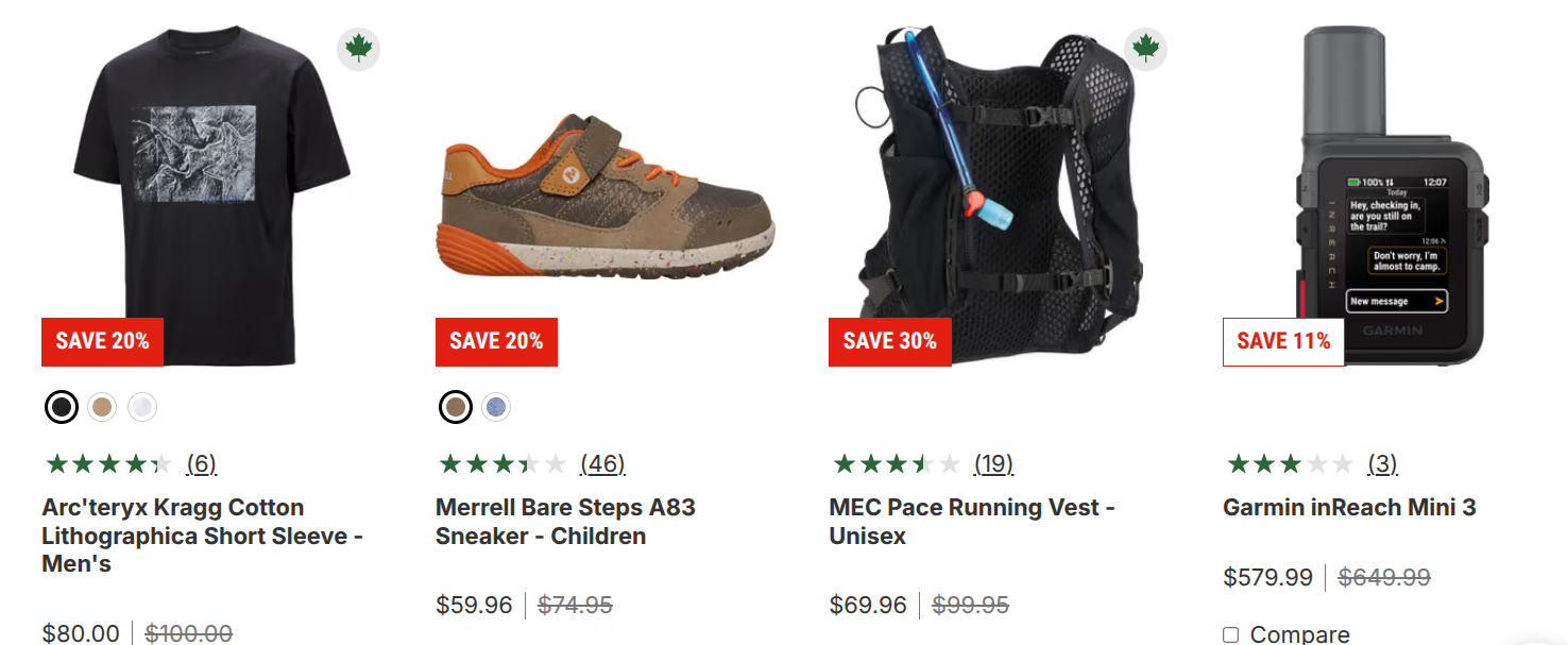 MEC Mountain Equipment Company Canada: Watersports Week up to 30% off + Sale up to 70% off