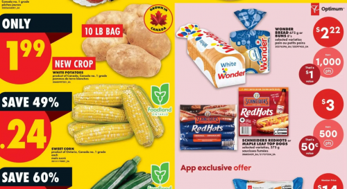 No Frills Ontario: Wonder Bread or Buns $2.22 + 1,000 PC Optimum Points