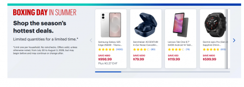 Best Buy Canada Boxing Day Sale in Summer: Doorcrasher Deals + Save up to $400 on Apple Products