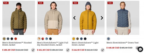 Mountain Hardware Canada Summer Sale: up to 30% off Select Styles