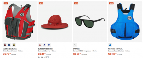 The Last Hunt Canada Water Sports Sale: Save up to 70 % off Swimwear, Beachwear and More