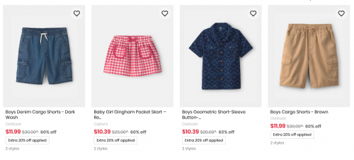 Carter’s OshKosh B’gosh Canada: Up To 50% off Everything + Extra 10% off When You Spend $100 With Promo Code + Extra 20% off Clearance