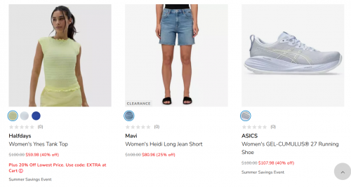 Sporting Life Canada Peak Summer Flash Sale: Save up to 55% Off Online Only + FREE Shipping With Promo Code + Extra 20% off Select Clearance