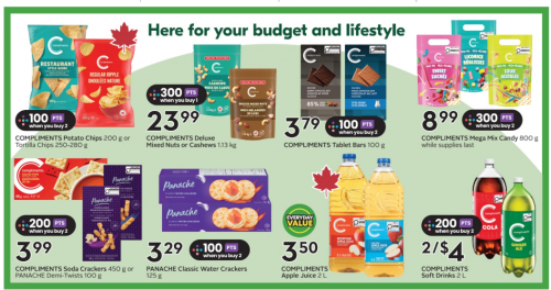 Sobeys Ontario: Compliments 2L Pop 2/$4 + 200 Scene+ Points When You Buy 2 + Flyer Deals