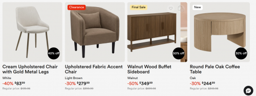 Bouclair Canada Sale: Save up to 50% on Furniture, Wall Decor, and More + Clearance up to 70% off