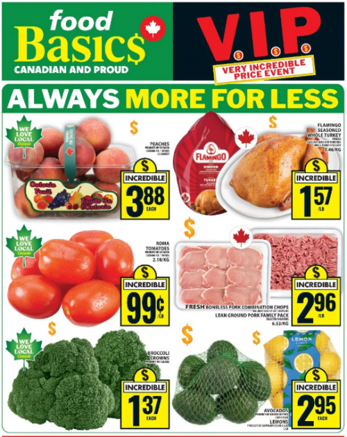 Food Basics Ontario Flyer Deals August 20th β 26th