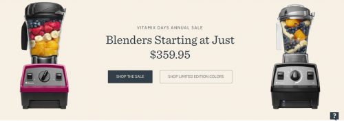 Vitamix Canada Days Annual Sale: Blenders Starting at Just $359.95 + Save Hundreds on High-Performance Blenders & Accessories
