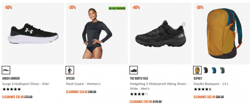 SAIL Canada Back to School Clearance Sale: Save up to 50%